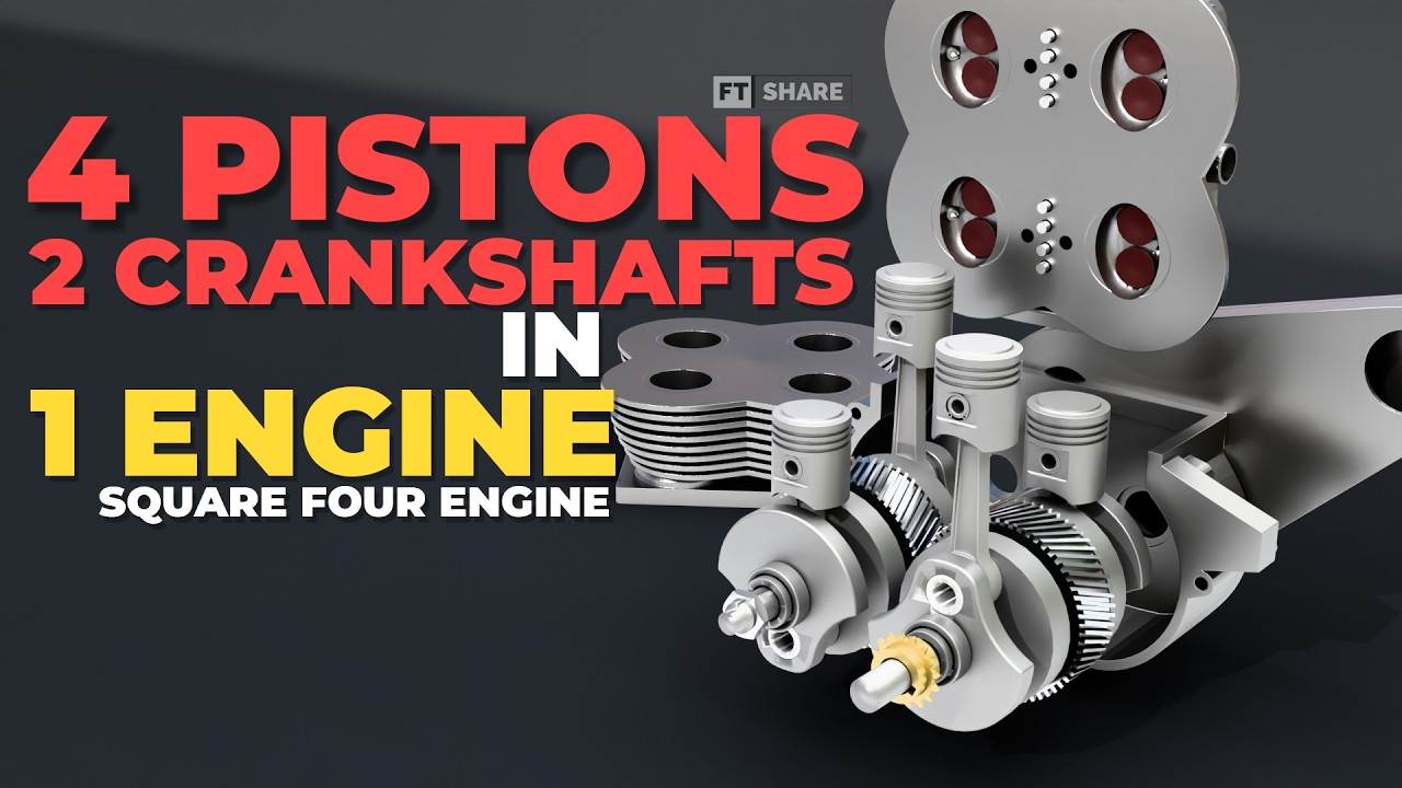 2 Cranks, 4 Pistons, 1 Engine?! Ariel’s Forgotten Square Four Explanined