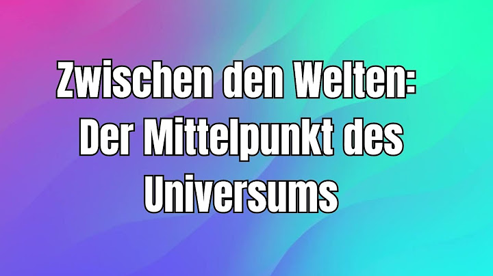 #WissensLied Zwischen den Welten: Der Mittelpunkt des Universums @KurzgesagtDE #wissen4m3 #ki4m3