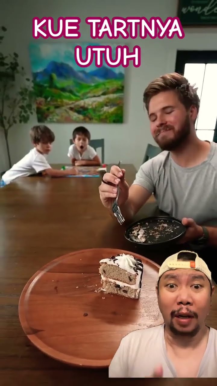 KUE TARTNYA BALIK LAGI DEH!!!!? #cake #funny #baking #comedy #vfx #efek #shortsfeed