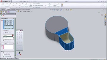 9- SolidWorks Surface Tutorial: Filled Surface