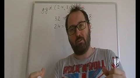 De ggd berekenen mbv de algoritme van Euclides