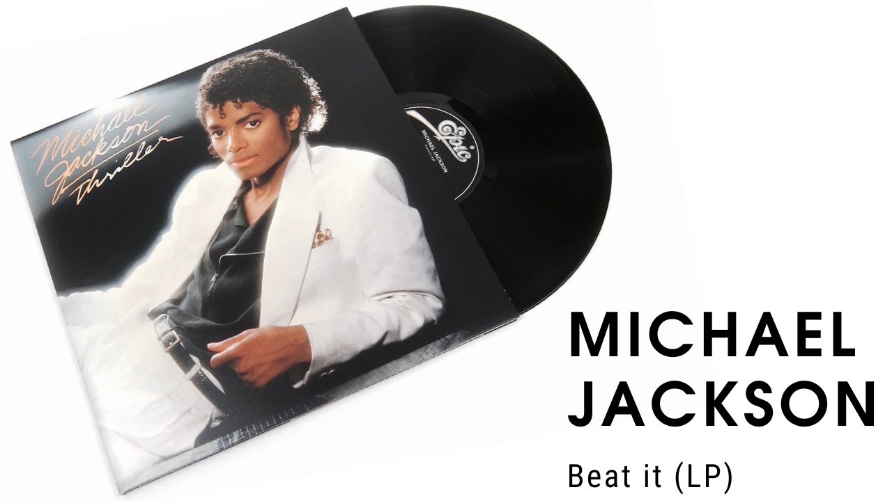 Слушаем "Michael Jackson - Beat it" на виниле LP