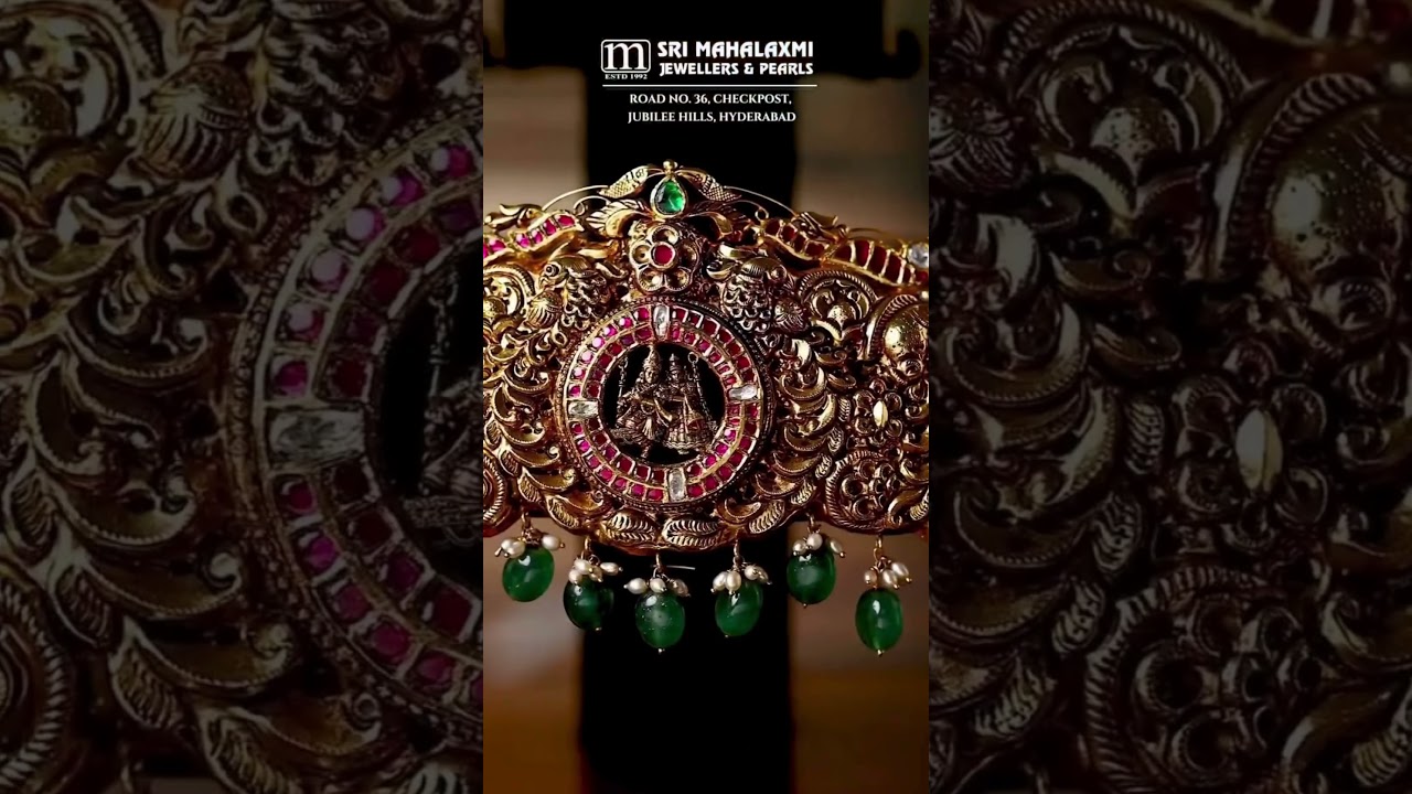Discover Nakshi Gold Radha–Krishna Temple Vaddanam at Sri Mahalaxmi Jewellers and Pearls, Hyderabad