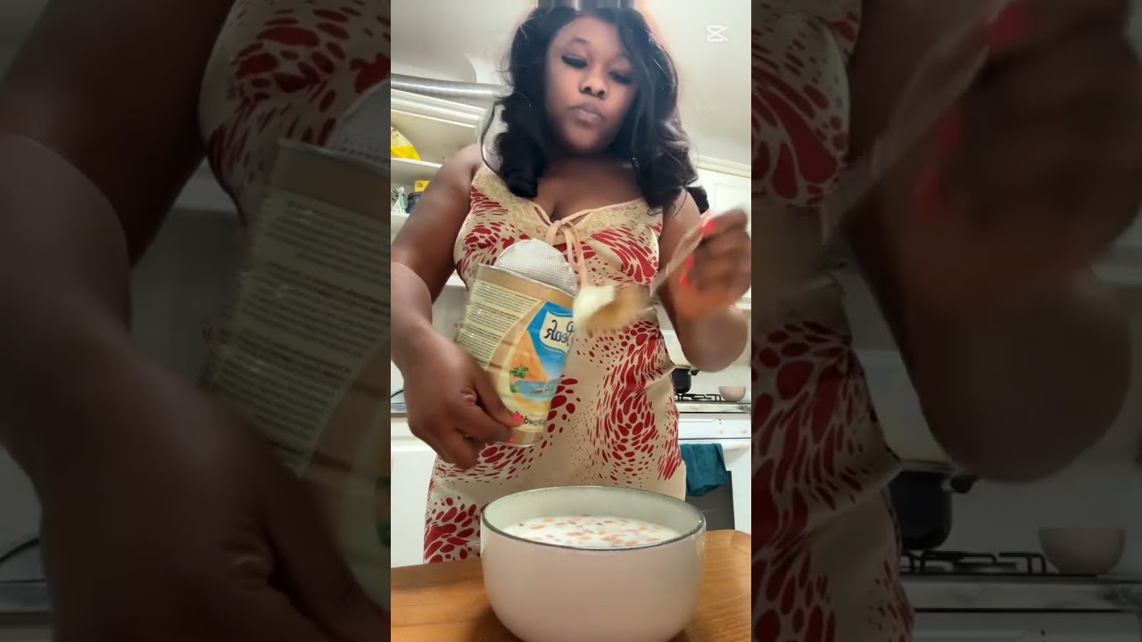 Soaking garri for Dinner👌🤪