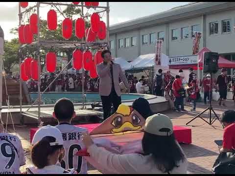 8月12日 ツエーゲン金沢  噴水広場 ① 米倉颯音
