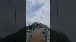 출렁다리에서 #점프 #방축도 #출렁다리 #travel #광대도 #서해바다 #섬여행