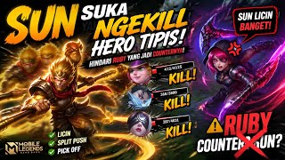 🇮🇩 Cara SUN lawan hero Ruby || SUN MLBB || SUN GAMEPLAY