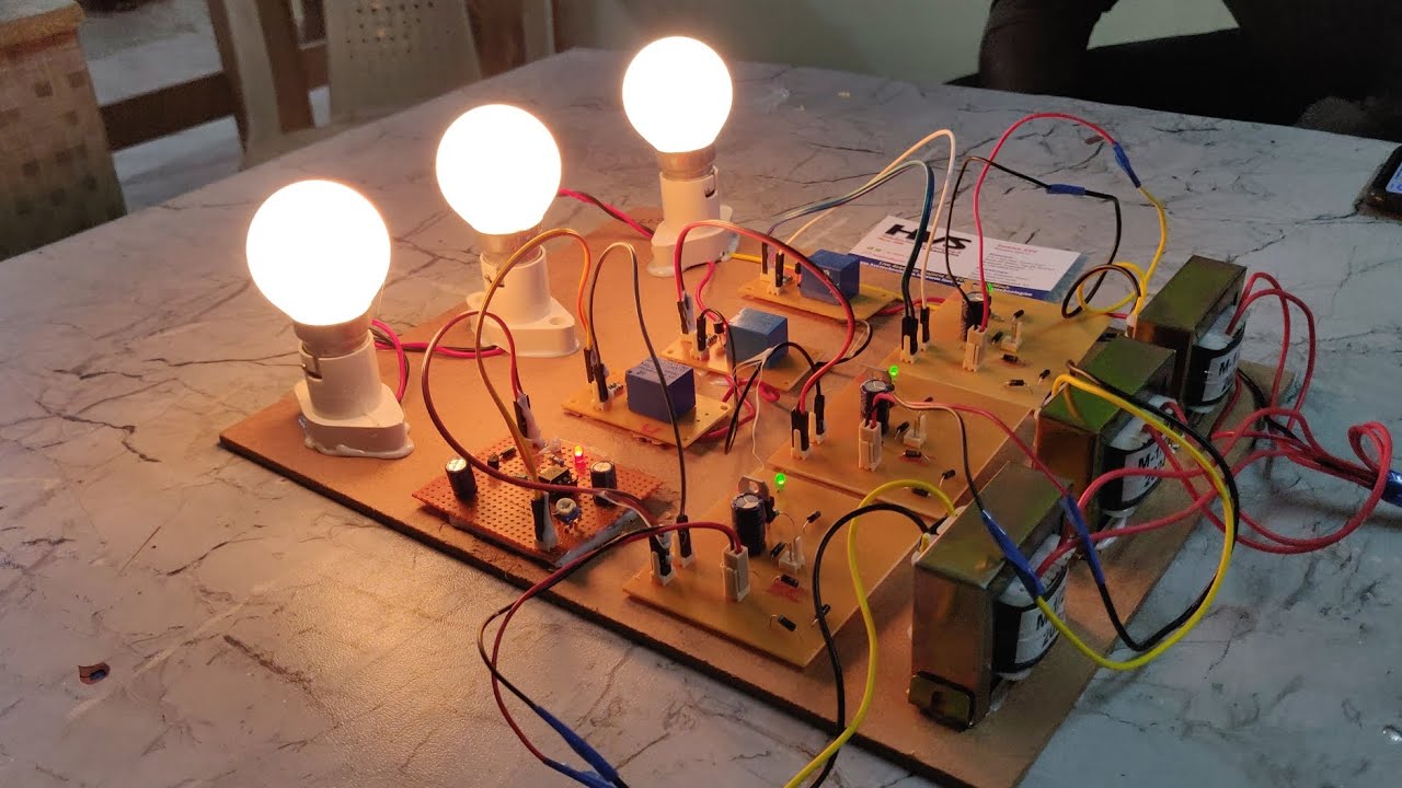 Phase failure protection of 3 three phase power supply - YouTube