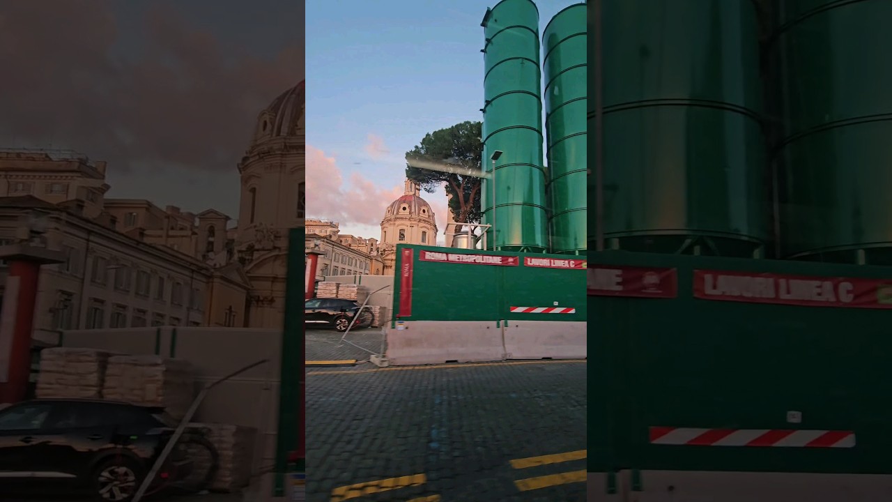 Metro C Expansion Update: Roadwork in Via dei Fori Imperiali Rome 