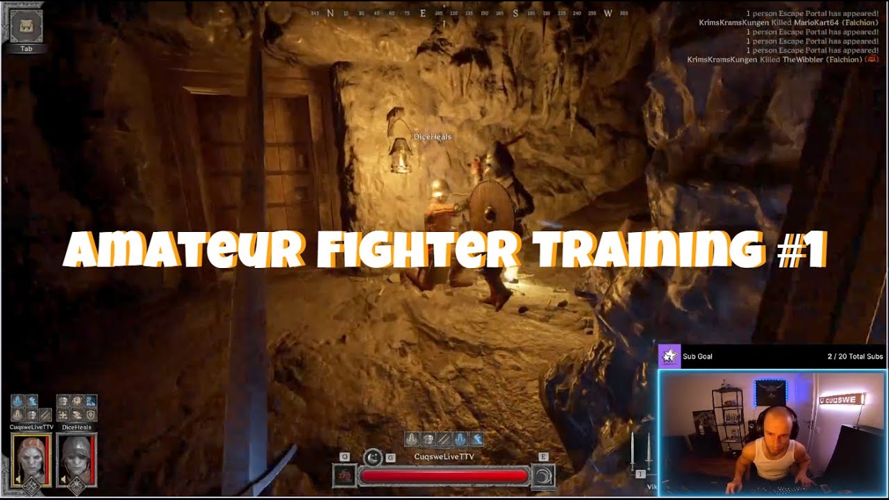 Amateur Fighter Training #1 | Dark and Darker | Cuqswe