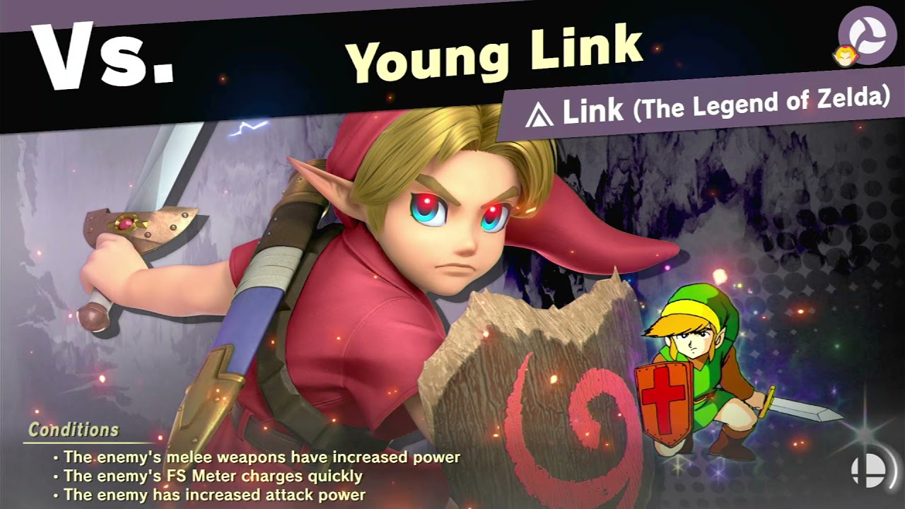 Super Smash Bros Ultimate World of Light: Young Link vs Link (The ...