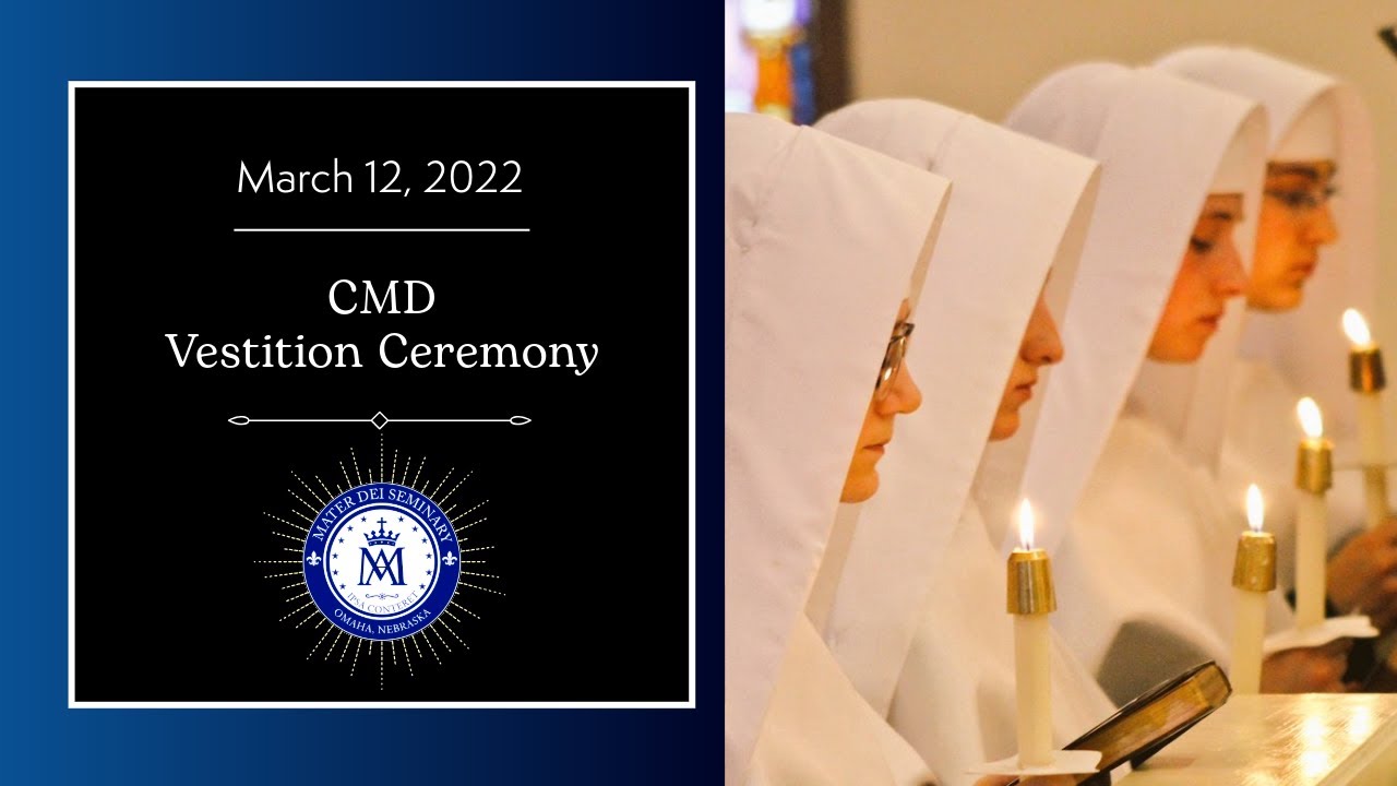 CMD noviciate and vow ceremonies March 12th, 2022