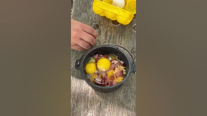 Campfire Breakfast Skillet #dutchoven #campcooking #outside #food #breakfast