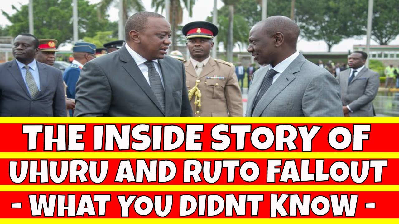 Image result for Uhuru and Ruto fall out