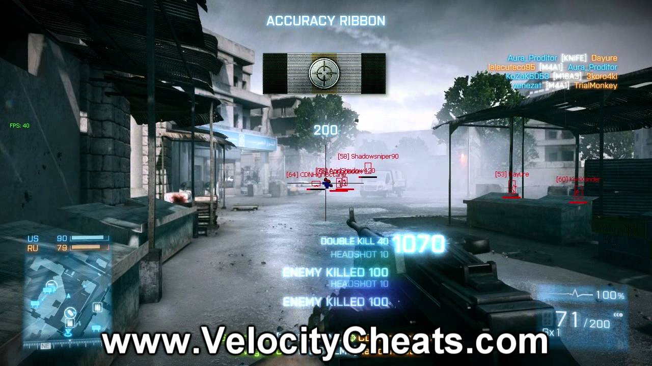 Battlefield 3 - Velocity Cheats