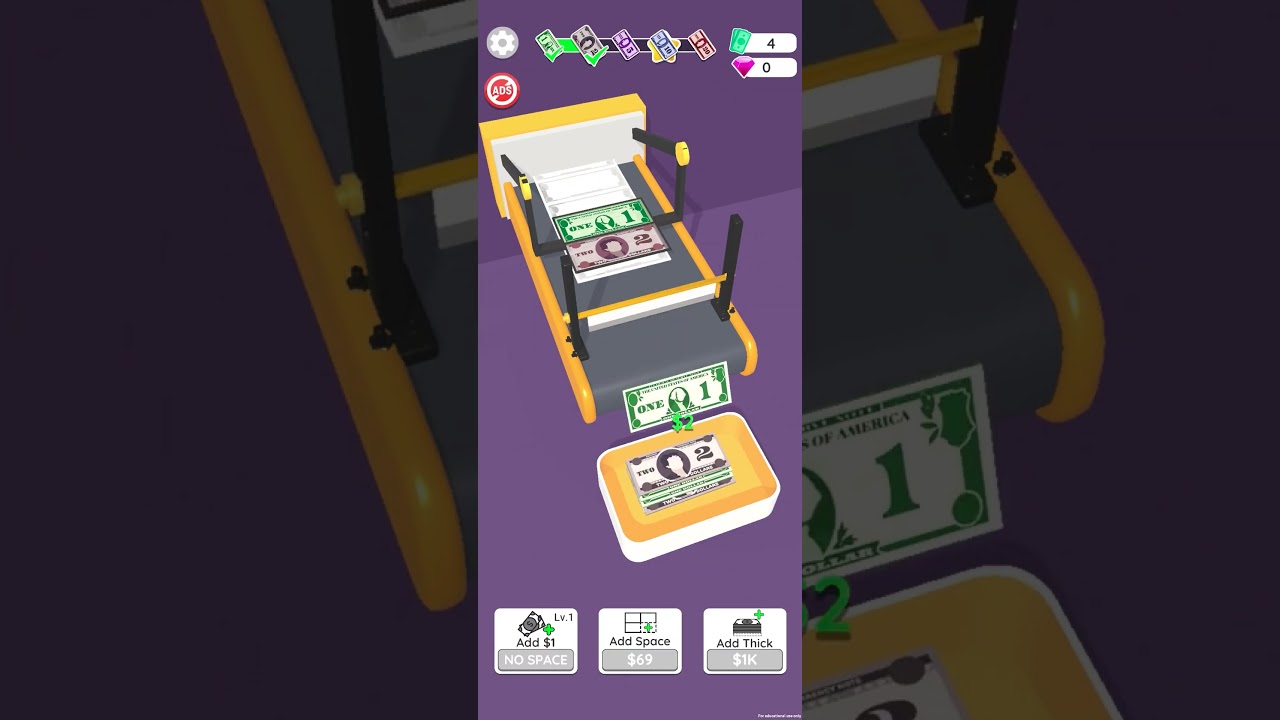 Money Print Fever Gameplay | iOS, Android, Casual Game