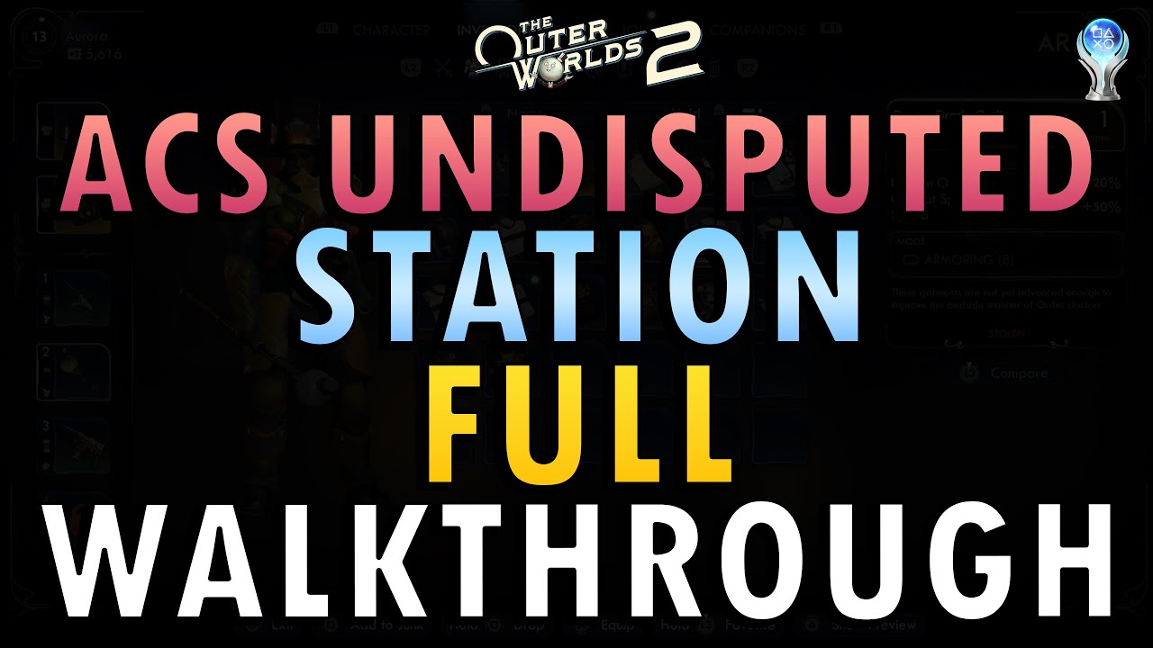The Outer Worlds 2 – ACS Undisputed Claim Full Walkthrough (+ Commentary) | All Achievements