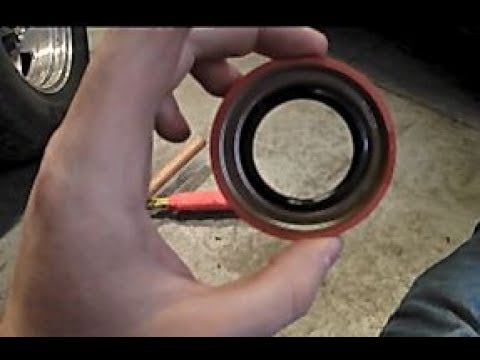 DIY: How to replace an Oil seal/output shaft seal ... nissan d21 transmission diagram 