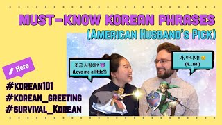Korean 101 Must-Know Korean Phrases For Beginners American Husbands Pick Korean Dream With J