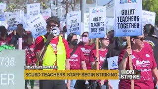 Sacramento teacher, staff strike will head into Day 2