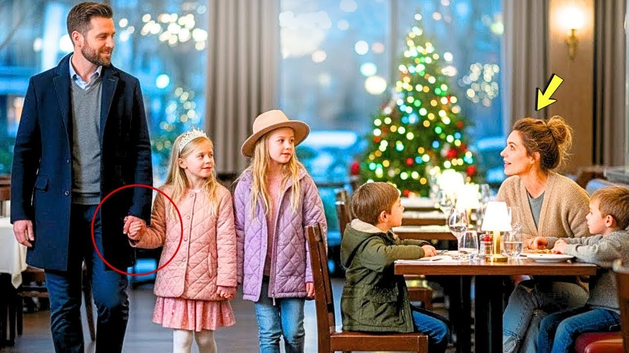 Ein gewöhnlicher Weihnachtsabend im Berghotel Silberfichte, meine Töchter an meinen Händen, als Mia plötzlich stehen blieb und auf einen Tisch in der Ecke starrte. Eine erschöpfte Mutter mit...