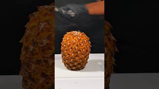 🌴Feel the Freshness | Pineapple Cutting + Eating ASMR #shorts #asmrsounds #pineapple