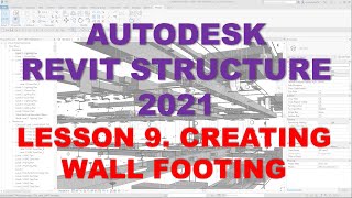 Famous REVIT STRUCTURE 2021 - STEP BY STEP TUTORIAL 9 - CREATING WALL FOOTING Wealth