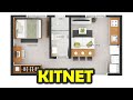 10 PROJETOS DE KITNET PARA BAIXAR GRÁTIS