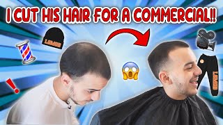 I CUT DASGASDOM's HAIR FOR A COMMERCIAL SHOOT | Life In The Cut Episode 6