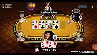 TEEN PATTI GOLD GAME NEW POKER l TABLE 321 Cr poker Table l pot 452+ Cr screenshot 5