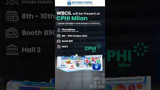 Join WBCIL at CPhI Milan 2024: Discover Our Innovations! #shorts