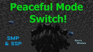 Peaceful Mode Switch- Prevents hostile mobs from spawning!  | Minecraft