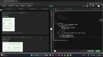 Multiply two linked lists | Practice | Daily Challenges | GFG POTD