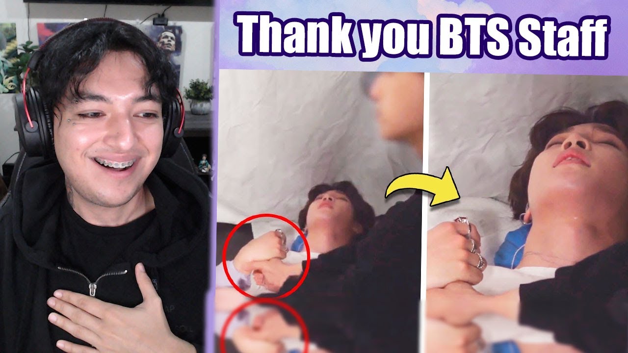 Don't fall in love with BIGHIT STAFFS Challenge! - Reaction - YouTube