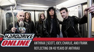 Anthrax - Scott, Joey, Charlie, and Frank on Anthrax at 40