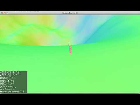 jMonkeyEngine + trajectories and camera operation + player movement