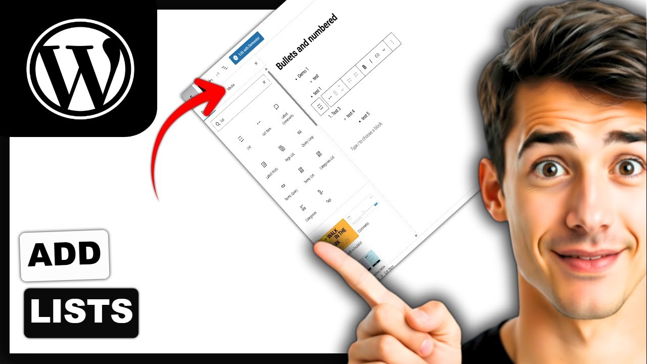 How to add bullet points and numbered lists in WordPress (Easiest Way)(2026 Guide)