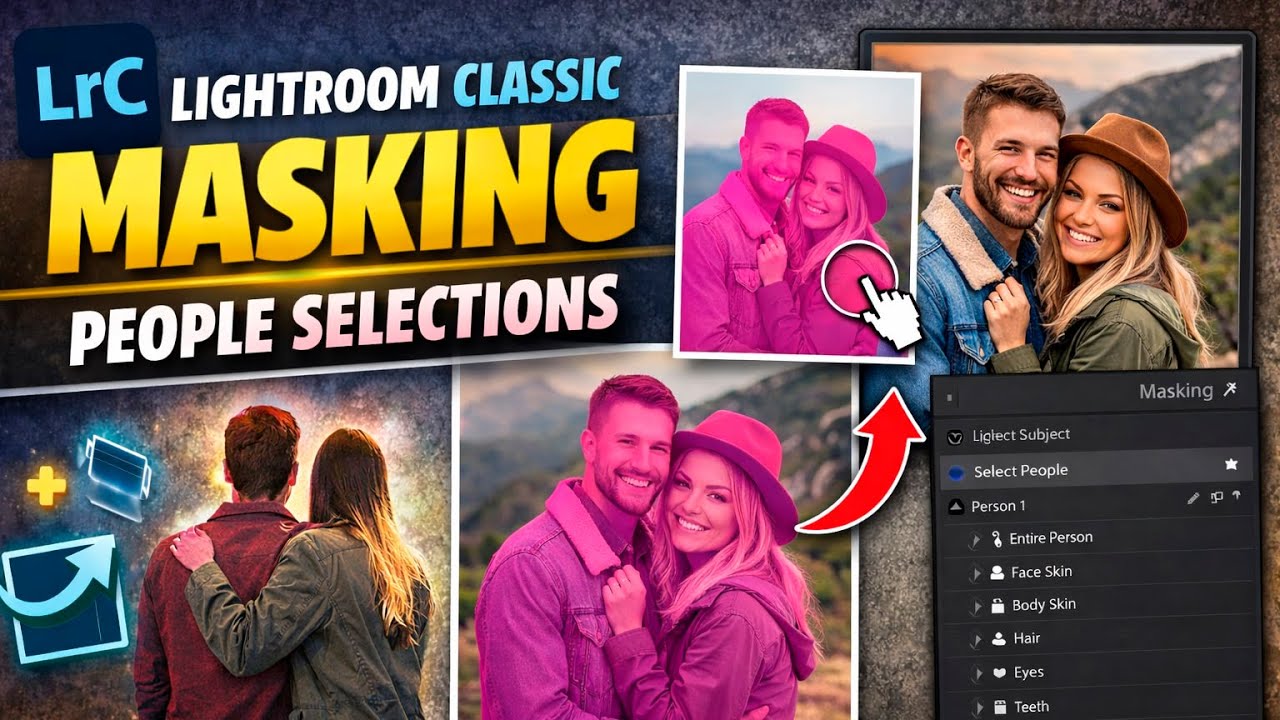 AI Masking Part 2 Lightroom Classic to Photoshop  4K