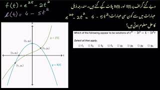 Interpreting equations graphically example 2 |  Graphs  | Post Secondary Mathematics