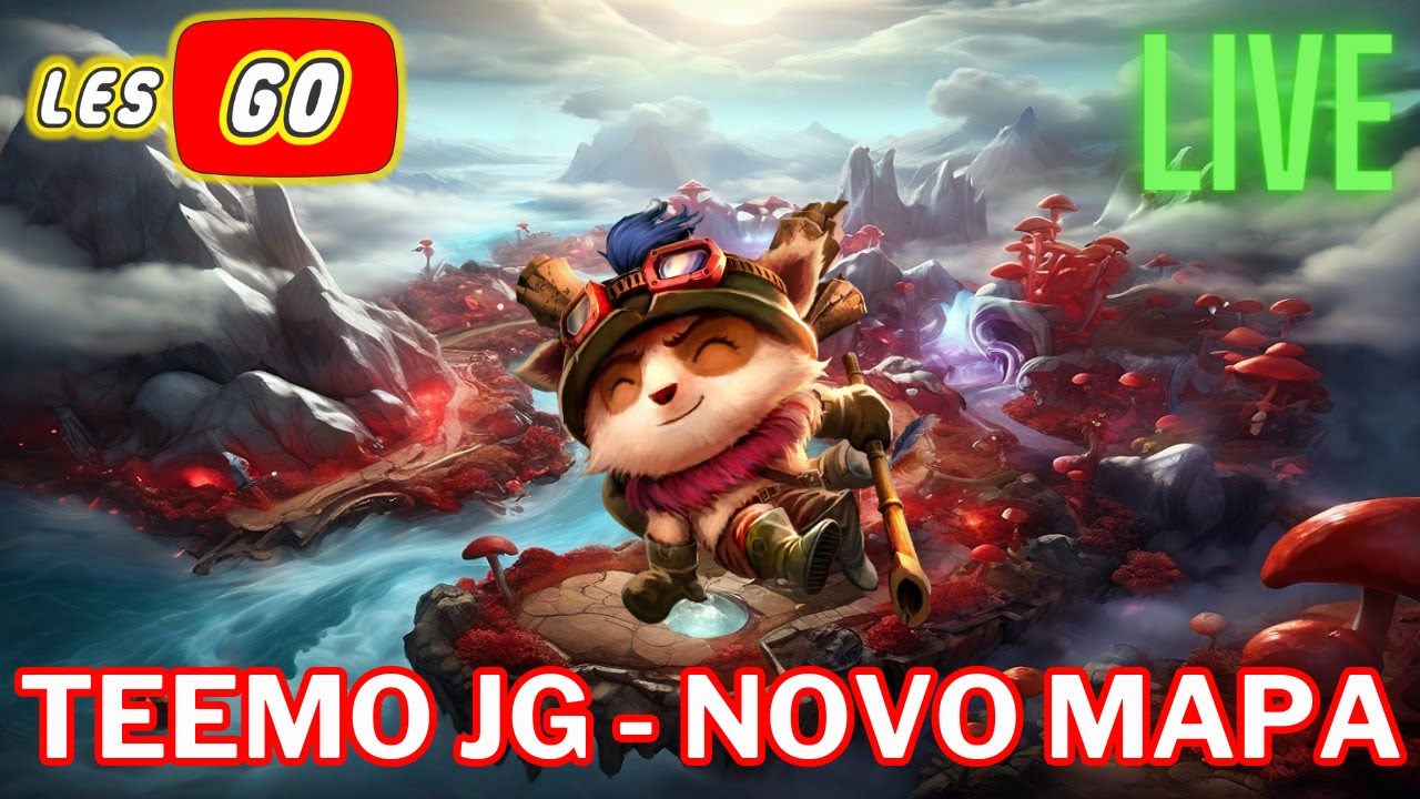 LIVE 002 - MOVO MAPA LEAGUE OF LEGENDS - PENTAKILL do DRAVEN com HEIMERDINGER JUNGLE