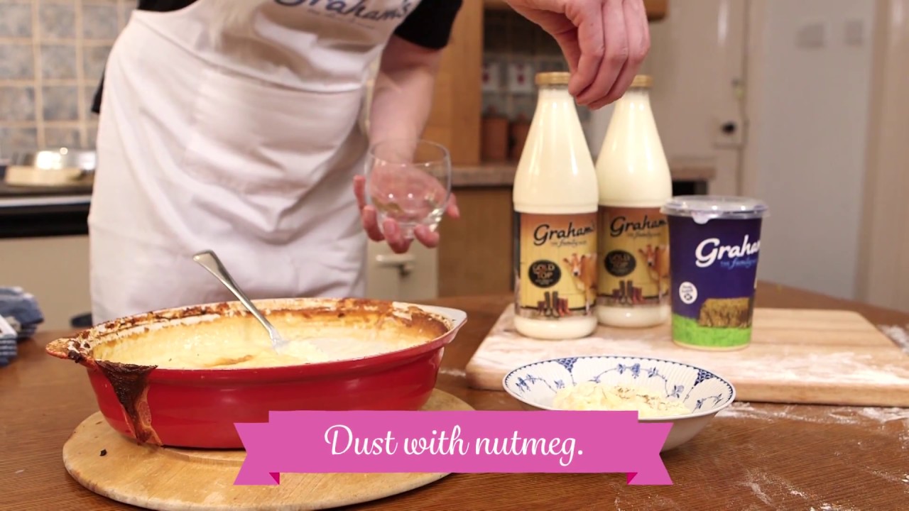 Recipe for Rice Pudding With Graham's Gold Top Milk Three Sisters
