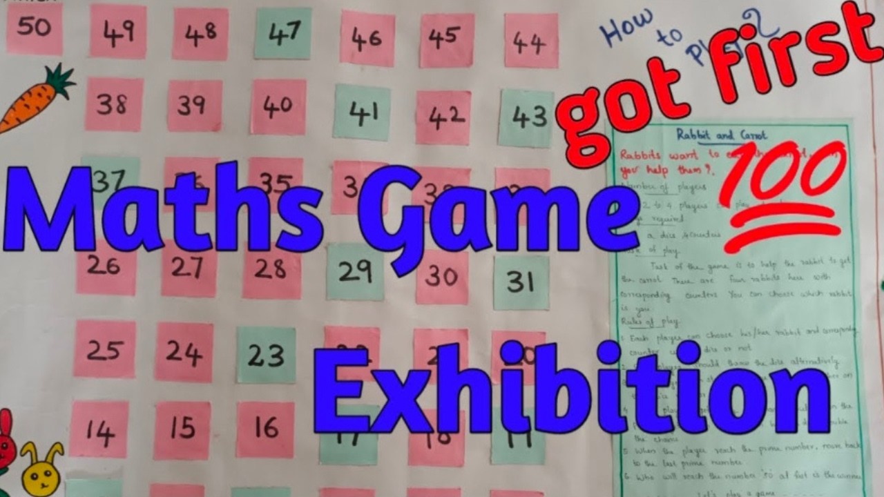 Maths Game for Exhibition/ how to make/L P section/ with explanation/
