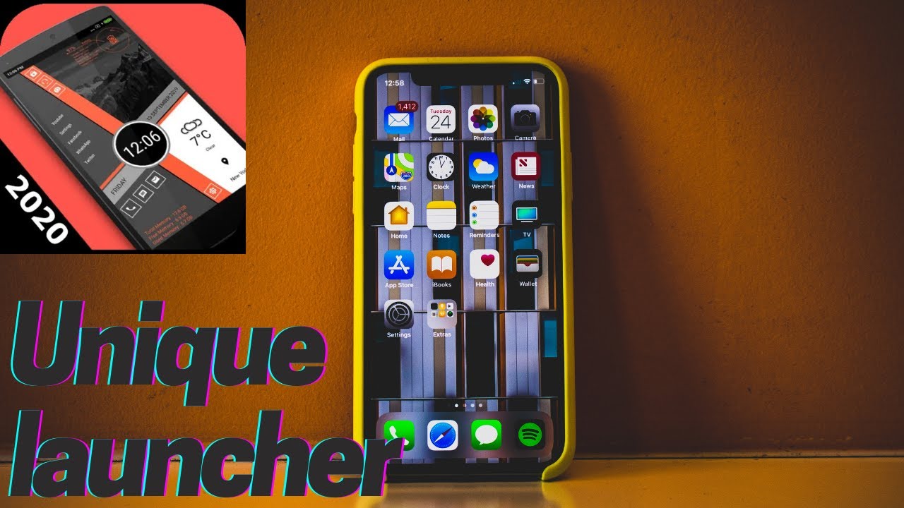Unique launcher app review [TAMIL] TECHNO 24
