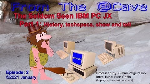 Episode 002 - The rarely seen IBM PC JX Part 1: History, techspecs and show and tell.
