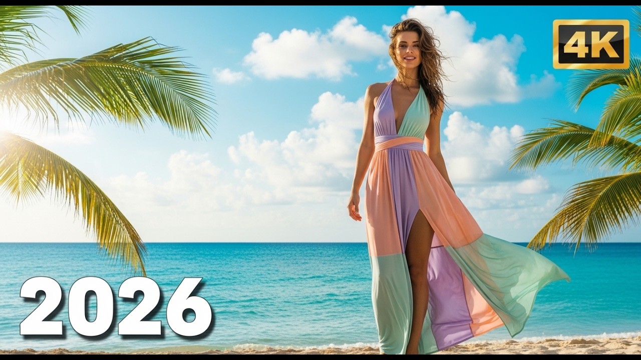 Deep House Beach Party 2026 🌊 Tropical Summer Chill 4K
