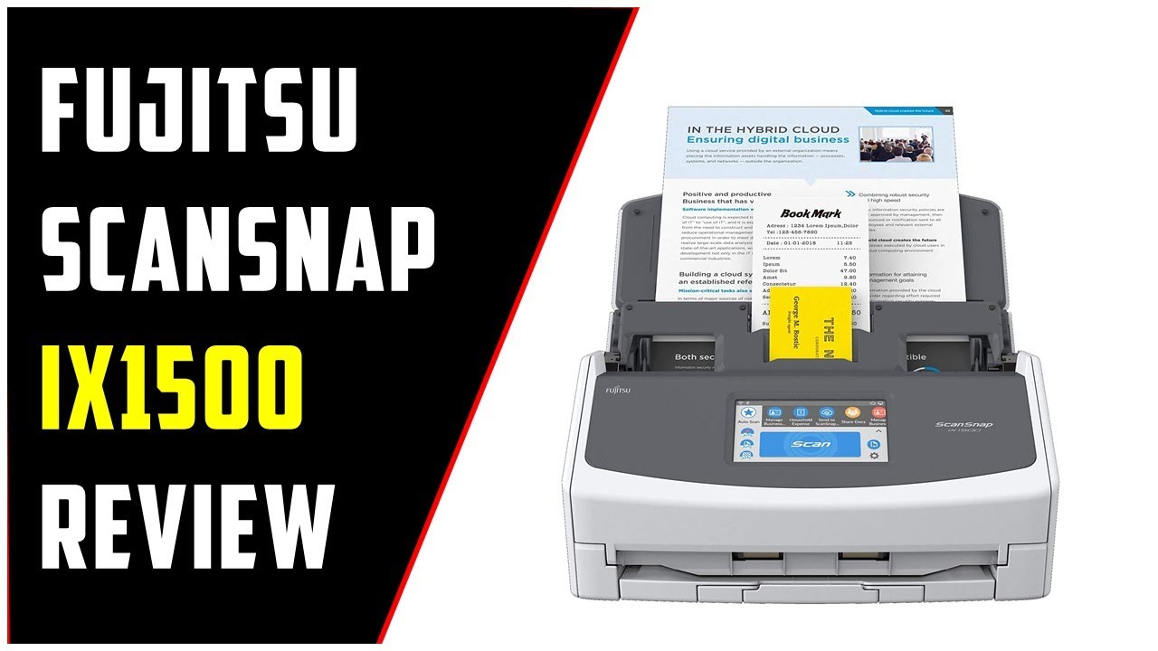 Fujitsu ScanSnap iX1500 Hands-On Review | Fast Color Duplex Scanning!