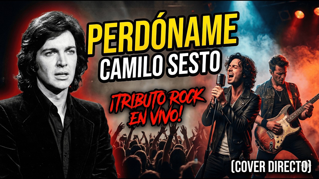 Perdóname (Camilo Sesto) llevado al ROCK 🤘 | Cover en Vivo