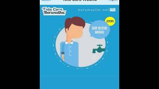 Apps iOS Tata Cara Wudhu - Muhammad Rifai  - X RPL screenshot 2