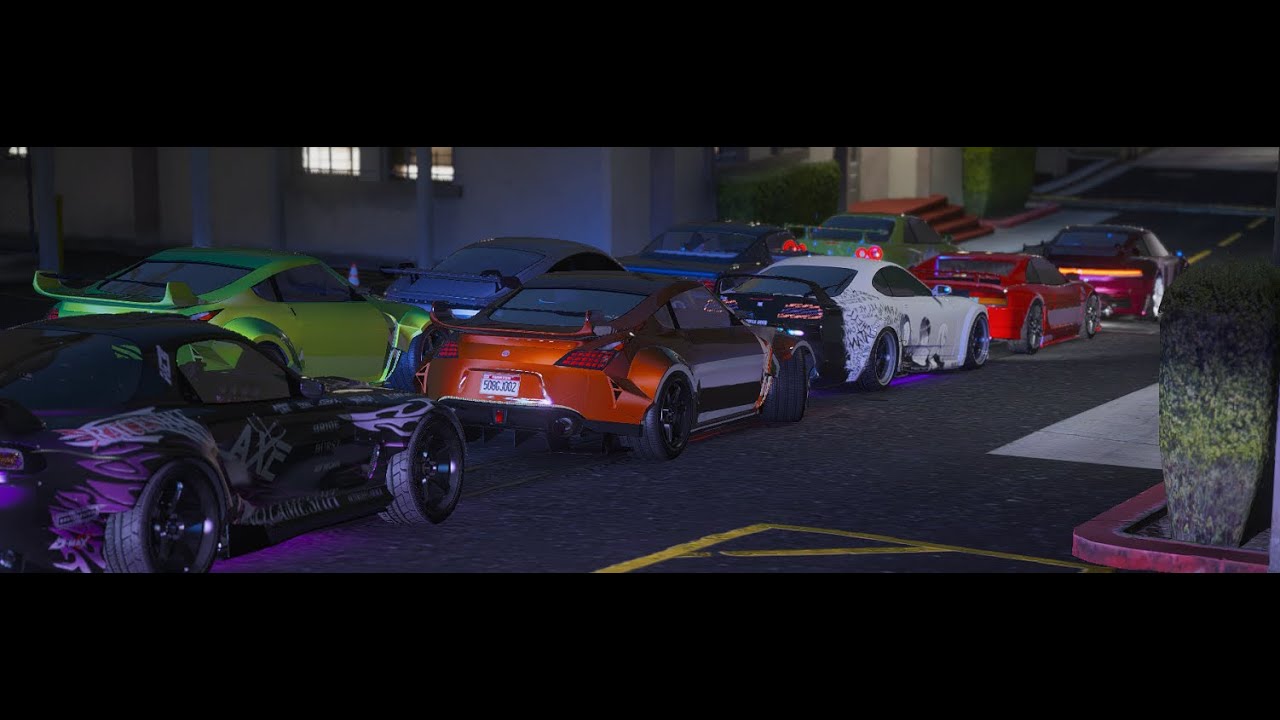 Gece turlaması ve polisten kaçış | Street Race #2 | [NOT] clown ...