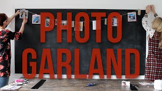 Instagram Photo Garland (Classroom Styling Ideas)